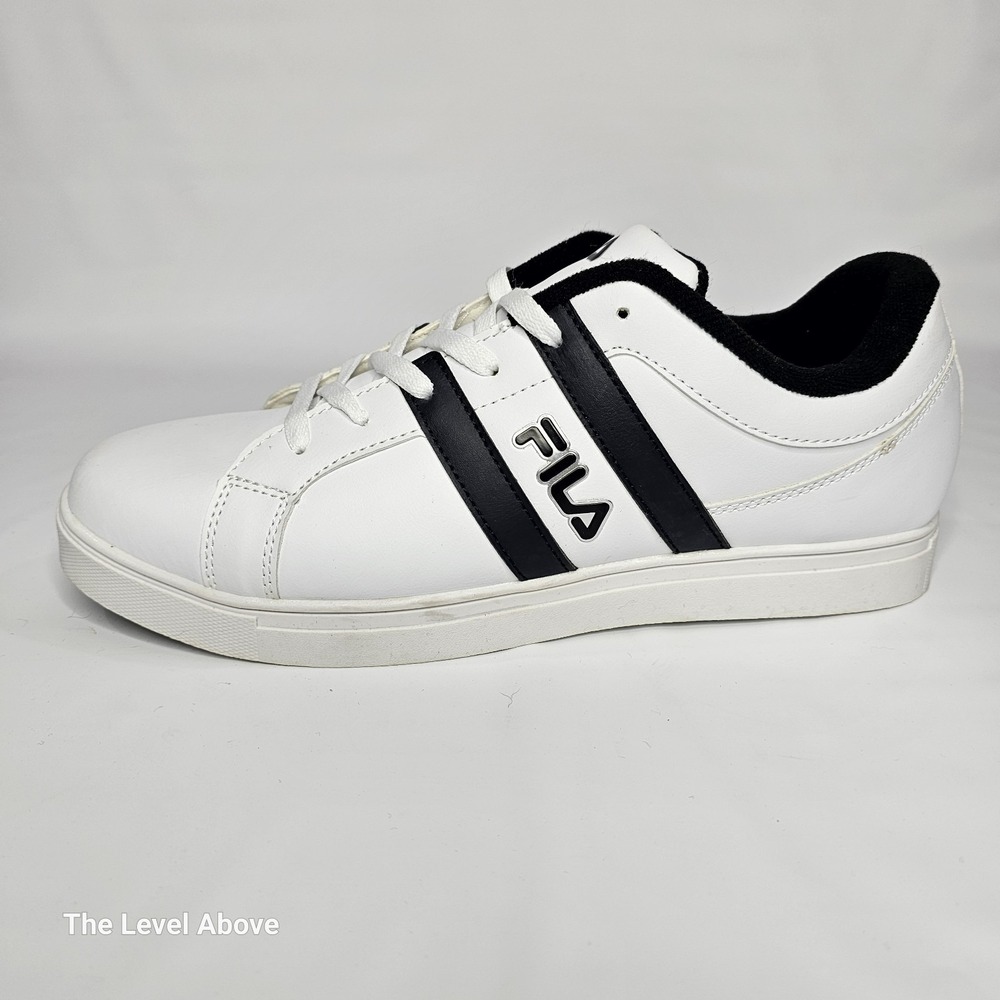 FILA Boca On The 8 Low Sport Sneakers White/Black Men's Size 13 New With Defects
